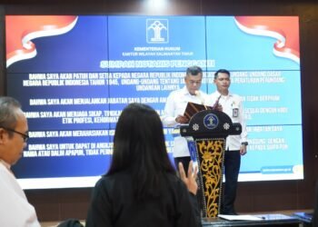 Optimalkan Pelayanan Kenotariatan, Kemenkum Kaltim Gelar Pelantikan Notaris Pengganti