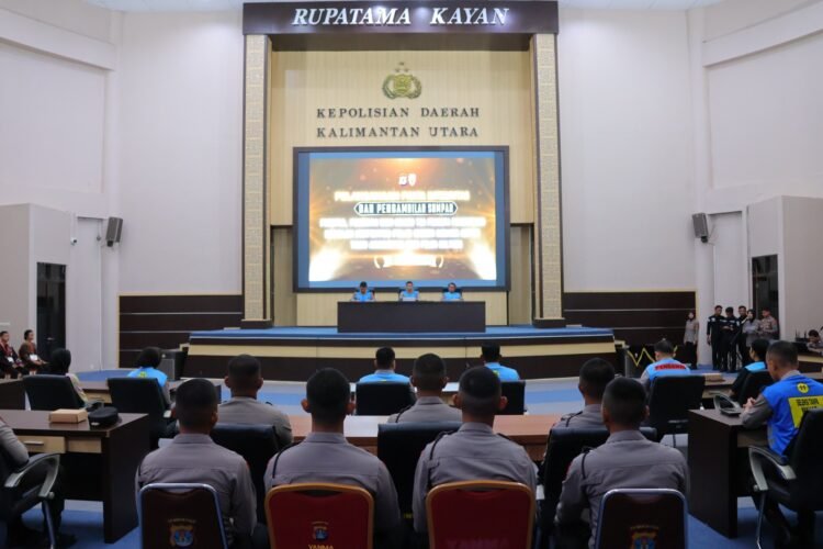 Polda Kaltara Gelar Pengambilan Sumpah dan Penandatanganan Pakta Integritas Seleksi SIPSS T.A. 2026