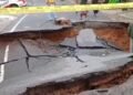 Jalan Poros Trans Kaltara di Sekatak Putus Total, Gorong-Gorong Amblas Diduga Akibat Hujan Deras