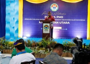 Pelantikan IKA PMII Kaltara, Gubernur Dorong Kolaborasi Bangun Daerah