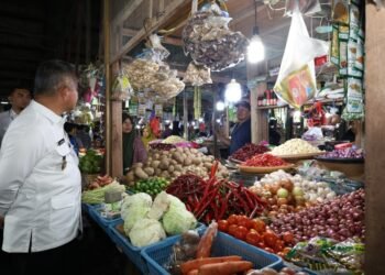 Antisipasi Lonjakan Harga Ramadan, Wali Kota Tarakan Tinjau Pasar
