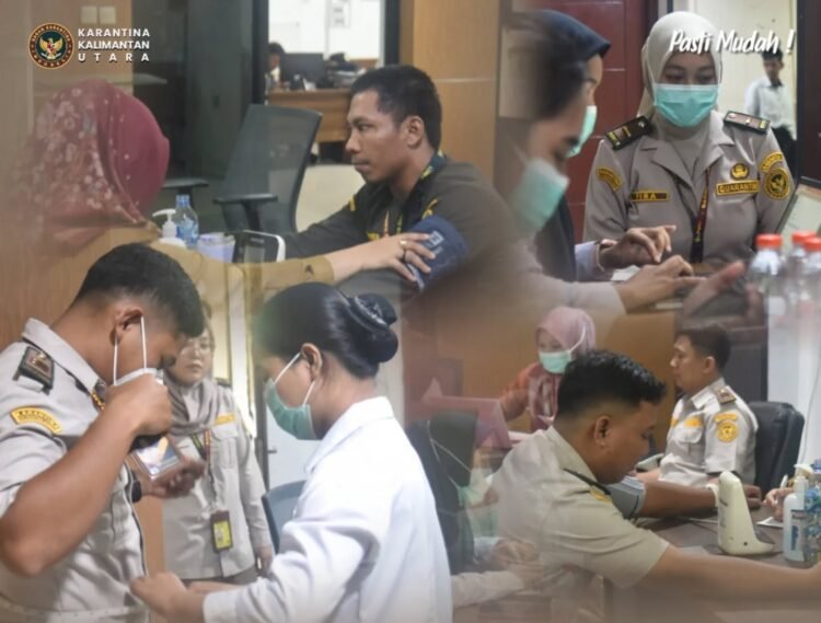 Dukung Program CKG, Karantina Kaltara Prioritaskan Kesehatan Internal Pegawai