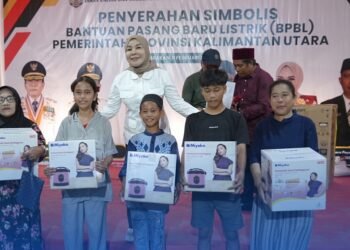 Sinergi Pemprov dan Pusat, Ribuan Sambungan Listrik Gratis Tersalurkan di Kaltara