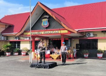Polres Tarakan Gelar Upacara Operasi Keselamatan Kayan 2026
