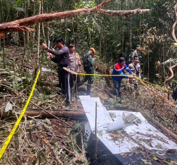 Inafis Polres Nunukan Mendukung Investigasi KNKT di Krayan