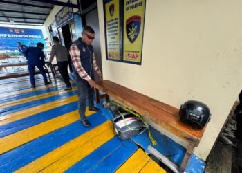 Sat Polairud Polres Tarakan Ungkap Pencurian Mesin Longboat, Pelaku Diamankan Kurang dari 24 Jam