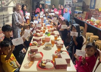 Ramadan Penuh Kepedulian, IWSS Tarakan Utara Berbagi Sembako dan Santuni Anak Yatim