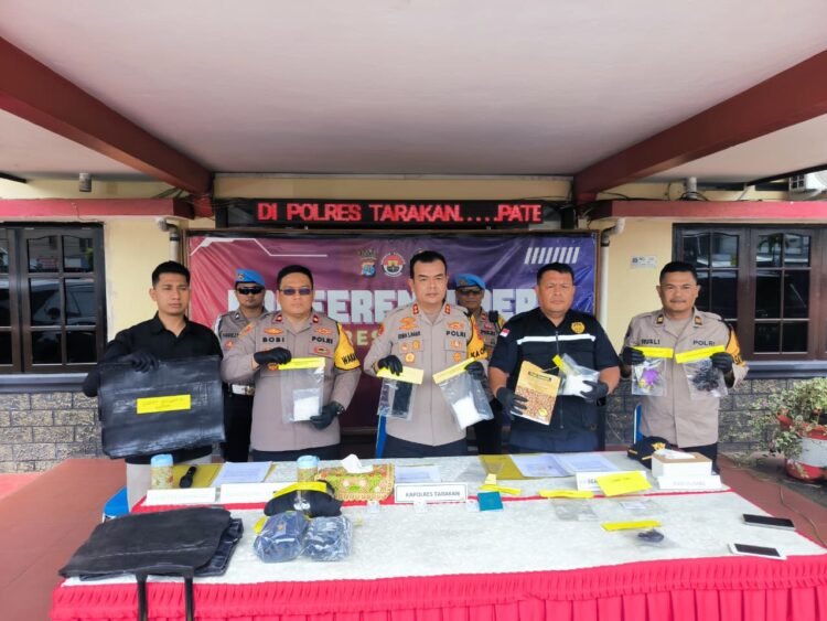 Polres Tarakan dan Bea Cukai Bongkar Jaringan Sabu 785,71 Gram, Kurir Diamankan