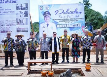 Peletakan Batu Pertama GKII Setulang, Awal Penguatan Kehidupan Iman Jemaat