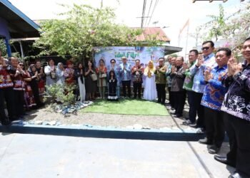 Di Tengah Banjir, Bupati Malinau Tetap Laksanakan Silaturahmi Idul Fitri