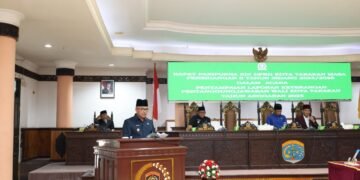Wali Kota Tarakan Paparkan LKPJ 2025 di Rapat Paripurna DPRD