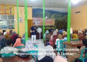 Syamsuddin Arfah Sosialisasikan Ranperda Pengarusutamaan Gender di Tarakan