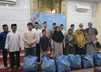 Polri bersama jurnalis beri santunan untuk 100 anak yatim piatu