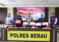 10 Kg Sabu Senilai Rp10 Miliar Diamankan, Polres Berau Bongkar Peran Kurir