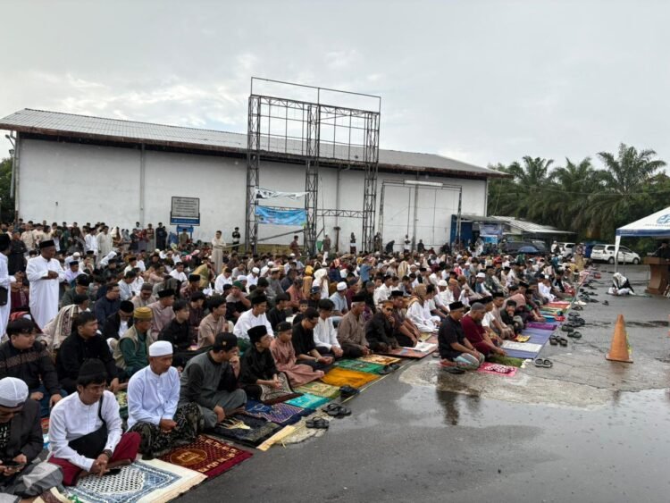 Diguyur Hujan, Salat Id Muhammadiyah di Tarakan Berlangsung Khidmat dan Tertib