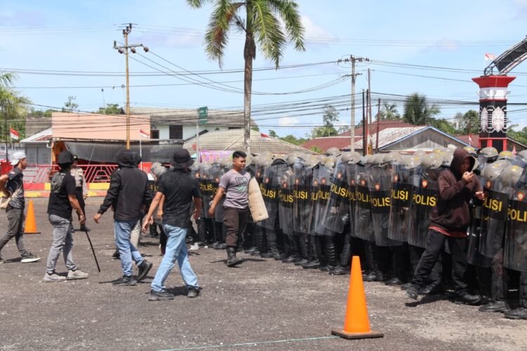 Wakapolda Kaltara Pantau Latihan Brimob, Pastikan Kesiapan BKO Nusantara