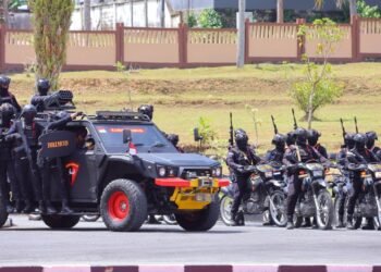 Perkuat Kesiapan Operasi, Polda Kaltara Gelar Latihan Pra BKO Nusantara