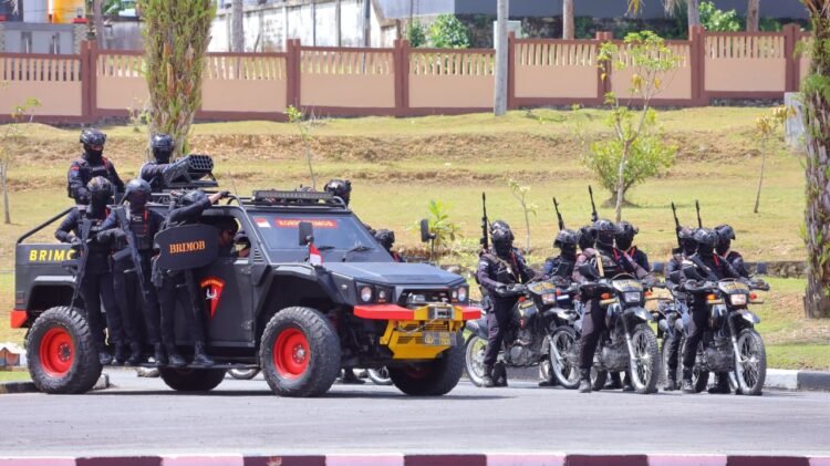 Perkuat Kesiapan Operasi, Polda Kaltara Gelar Latihan Pra BKO Nusantara