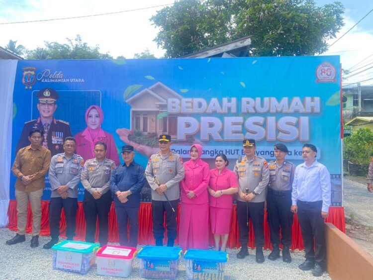 Kapolda Kaltara Serahkan Bedah Rumah Presisi, Wujud Kepedulian untuk Korban Kebakaran di Tarakan