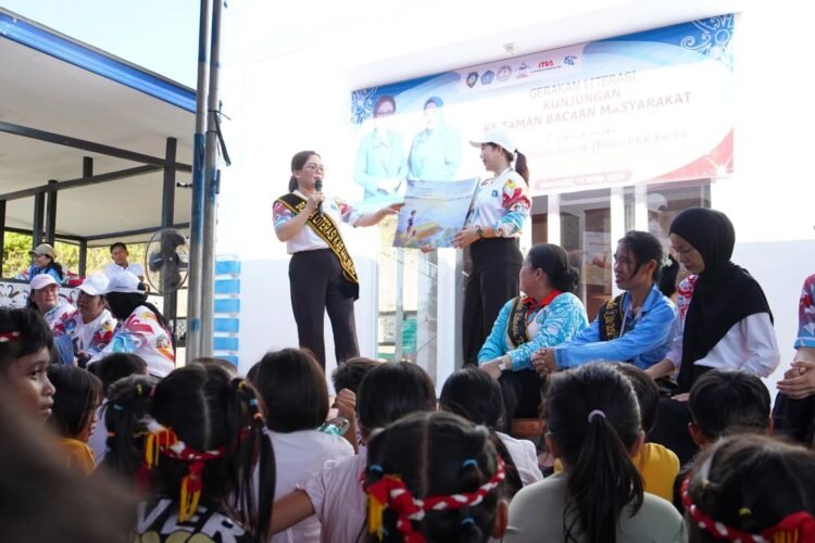 TP PKK Malinau Tumbuhkan Minat Baca Anak Lewat Dongeng Interaktif di TBM Tanjung Lapang