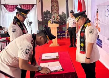 Hangat dan Penuh Makna, Estafet Kepemimpinan Lapas Nunukan Berpindah