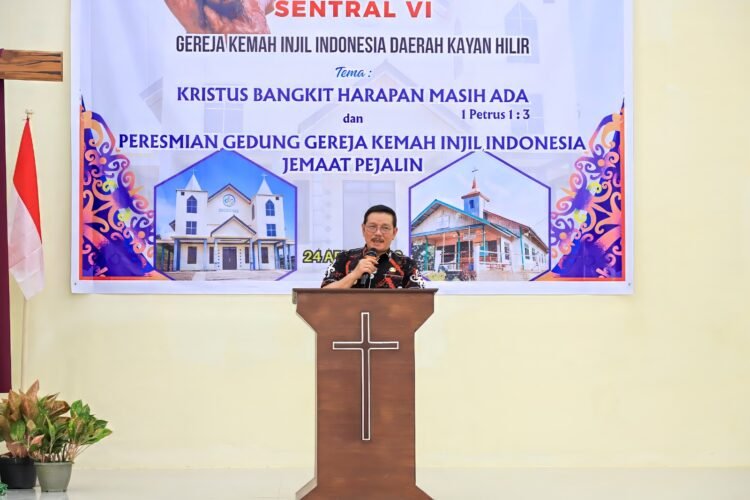 Wagub Kaltara Resmikan GKII Pejalin, Tekankan Gereja sebagai Rumah Kasih dan Persatuan