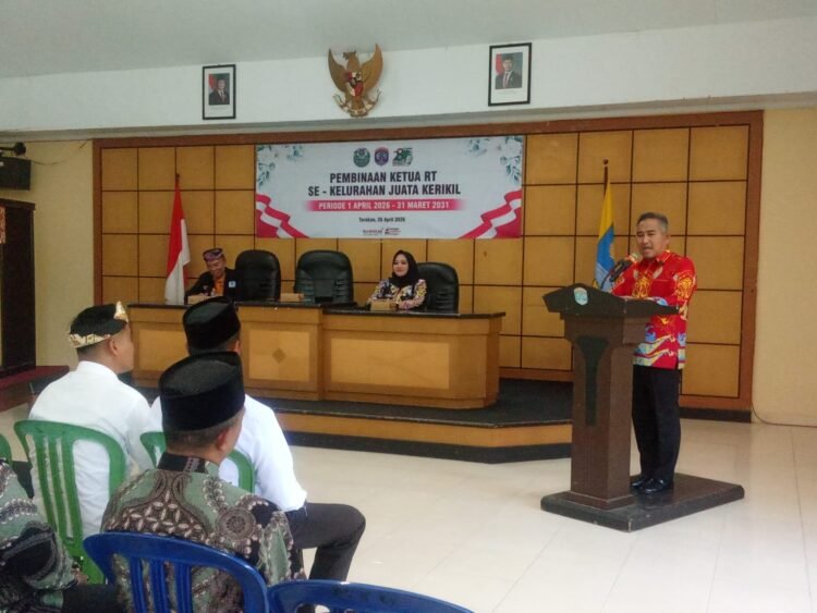 Hadiri Pelantikan RT Juata Kerikil, Wali Kota Tekankan Kekompakan dan Tanggung Jawab Sosial