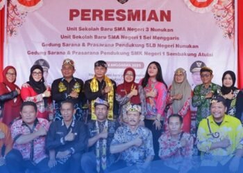 Resmikan Empat Sekolah Baru di Nunukan, Gubernur Zainal Tegaskan Pendidikan Perbatasan Jadi Prioritas