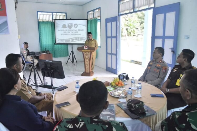 Wabup Malinau Apresiasi TMMD Wiltas ke-128, Perkuat Akses dan Pembangunan Desa Perbatasan