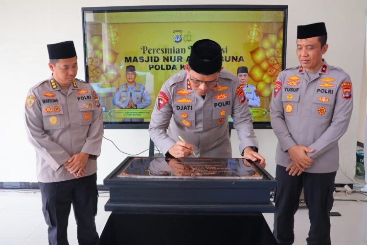 Kapolda Kaltara Resmikan Renovasi Masjid Nur Aryyaguna, Wujudkan Sarana Ibadah yang Lebih Nyaman