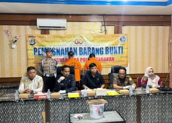 Pemusnahan Sabu di Polres Tarakan, Satresnarkoba Tegaskan Komitmen Perangi Narkoba