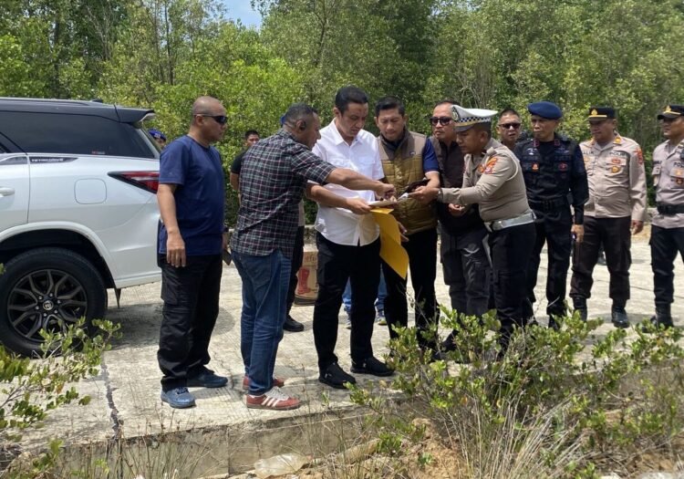 Wakapolda Kaltara Pastikan Kesiapan Lahan Pembangunan Polairud di Nunukan