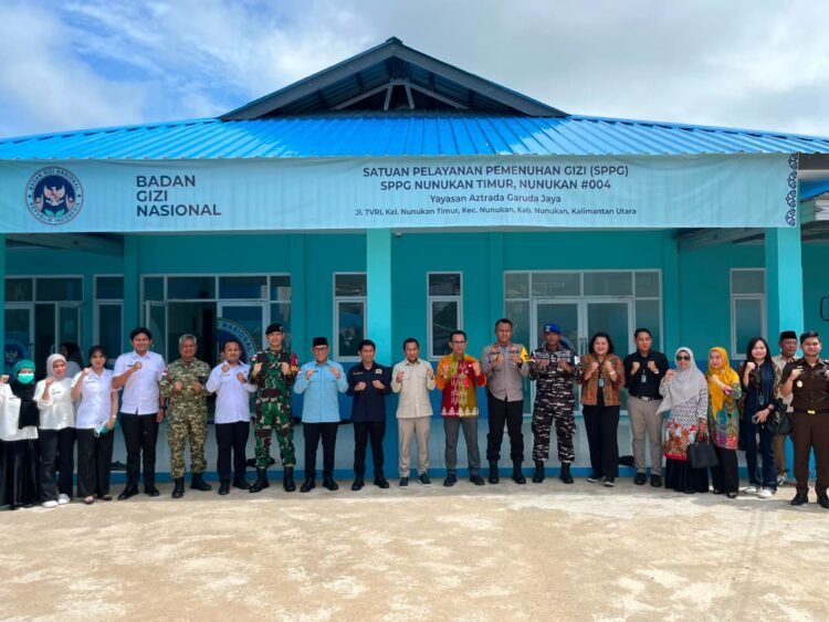 SPPG Nunukan Timur Resmi Dibuka, Ratusan Siswa dan Balita Nikmati MBG Perdana