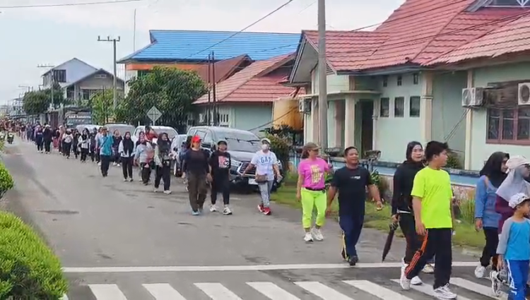 FPK Malinau Rayakan HUT Perdana dengan Jalan Sehat, Senam Bersama dan Doorprize
