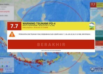 BMKG Cabut Peringatan Tsunami, Masyarakat Kaltara Bisa Kembali Beraktivitas Normal
