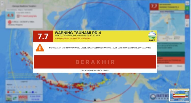 BMKG Cabut Peringatan Tsunami, Masyarakat Kaltara Bisa Kembali Beraktivitas Normal