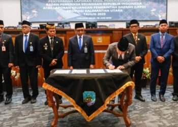 DPRD Kaltara Gelar Paripurna Penyerahan LHP BPK RI, WTP 12 Tahun Berturut-turut