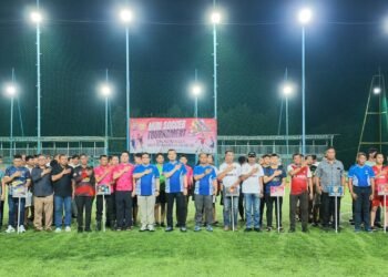 Semarak Bhayangkara ke-80, Polres Tarakan Gelar Turnamen Minisoccer Kapolres Cup