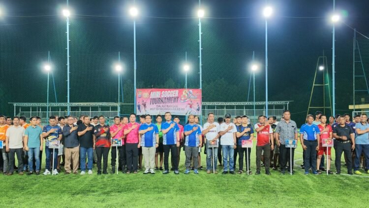 Semarak Bhayangkara ke-80, Polres Tarakan Gelar Turnamen Minisoccer Kapolres Cup