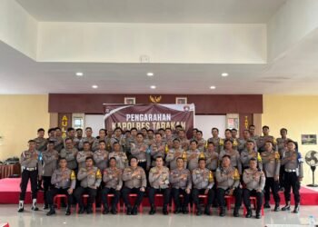 Kapolres Tarakan Tekankan Peran Bhabinkamtibmas, Wajib Aktif Sosialisasikan Call Center 110