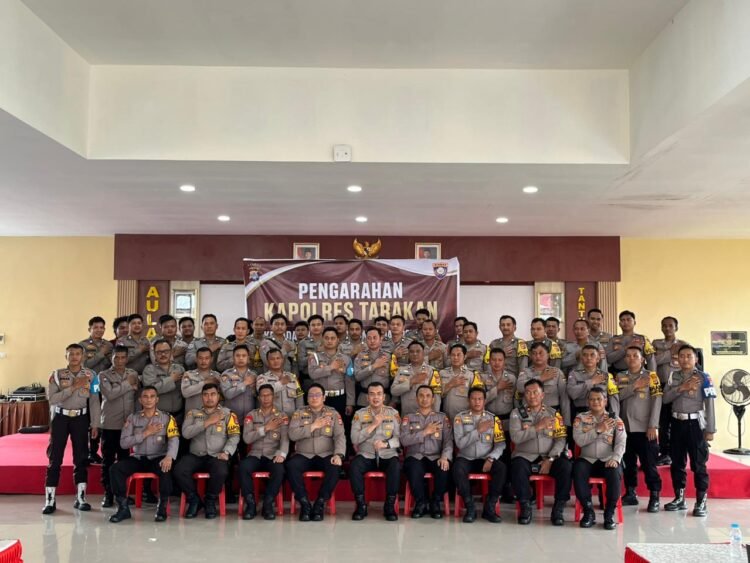 Kapolres Tarakan Tekankan Peran Bhabinkamtibmas, Wajib Aktif Sosialisasikan Call Center 110