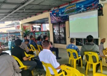 Nobar Piala Dunia 2026, Polres Tarakan Perkuat Kebersamaan dengan Masyarakat