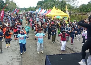 Jalan Sehat dan Senam Sehat Meriahkan Perum PNS Juata Permai