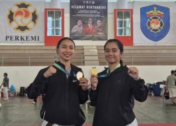 Dua Srikandi Polwan Polda Kaltara Harumkan Benuanta Lewat Medali Kejurnas Shorinji Kempo 2026