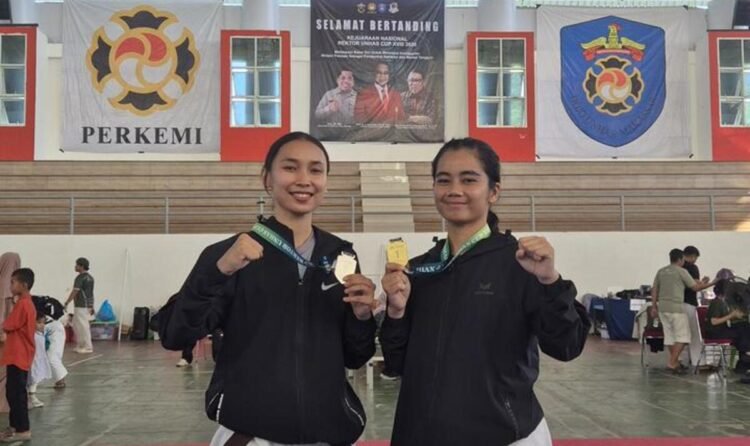 Dua Srikandi Polwan Polda Kaltara Harumkan Benuanta Lewat Medali Kejurnas Shorinji Kempo 2026
