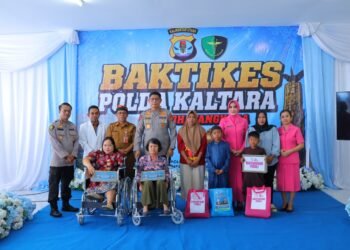 Kapolda Kaltara Ikuti Puncak Bakti Kesehatan Hari Bhayangkara ke-80, Serahkan Bantuan untuk Masyarakat
