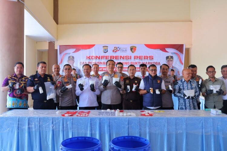 Polda Kaltara Sikat 63 Kasus Narkoba, Selamatkan Lebih dari 120 Ribu Jiwa dari Ancaman Sabu