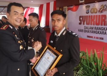 Hari Bhayangkara ke-80, Polres Tarakan Apresiasi Personel Berprestasi dan Perkuat Sinergi dengan Forkopimda