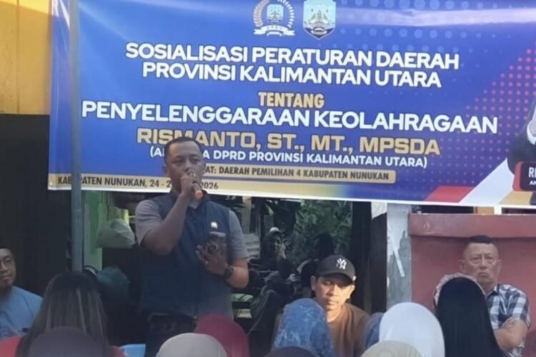 Rismanto Sosialisasikan Perda di Nunukan, Tekankan Pentingnya Olahraga dan Pendidikan Berkualitas