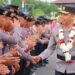 Polda Kaltara Sambut Kapolda Baru Irjen Pol. Agus Wijayanto dengan Tradisi Kehormatan